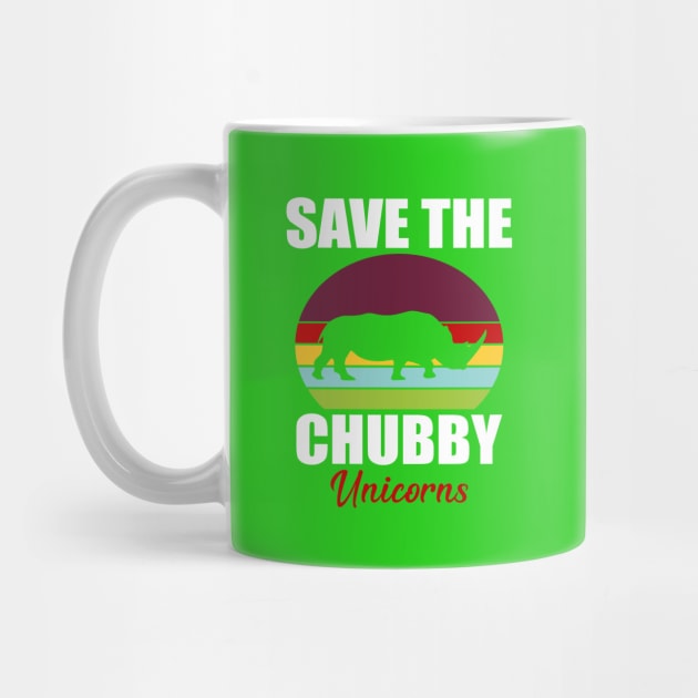 Save The Chubby Unicorns Vintage Distressed Gift by The store of civilizations